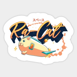 Space Ra-Cat Sticker